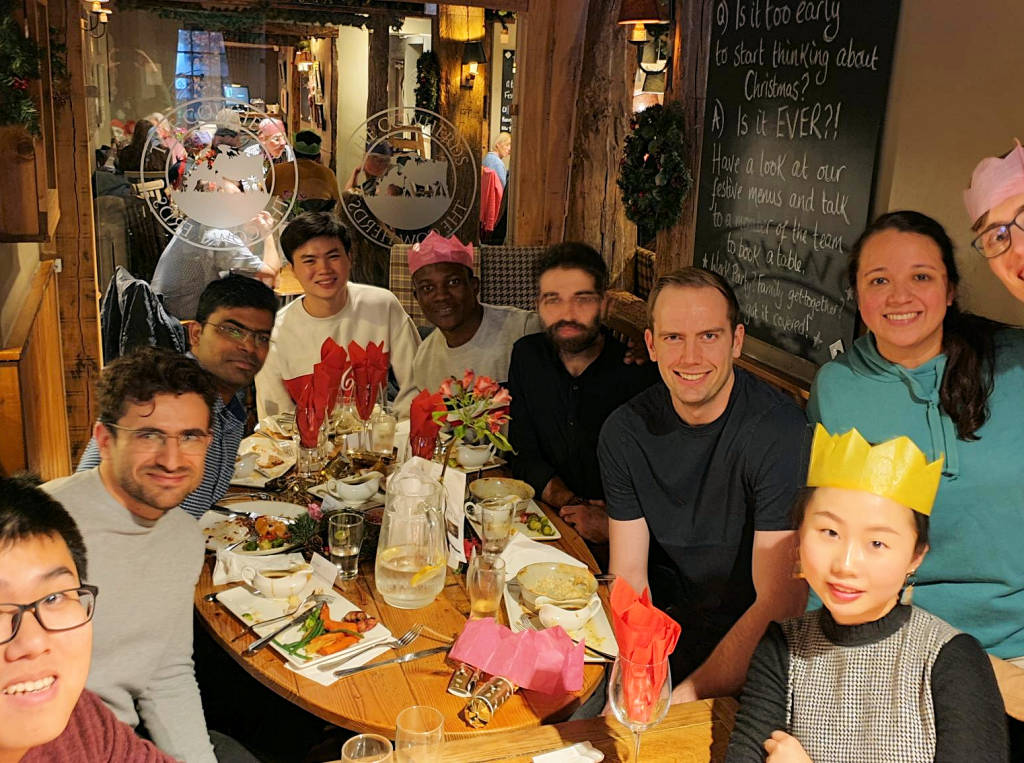 The Team at the CPS Group Christmas Lunch, December 2019