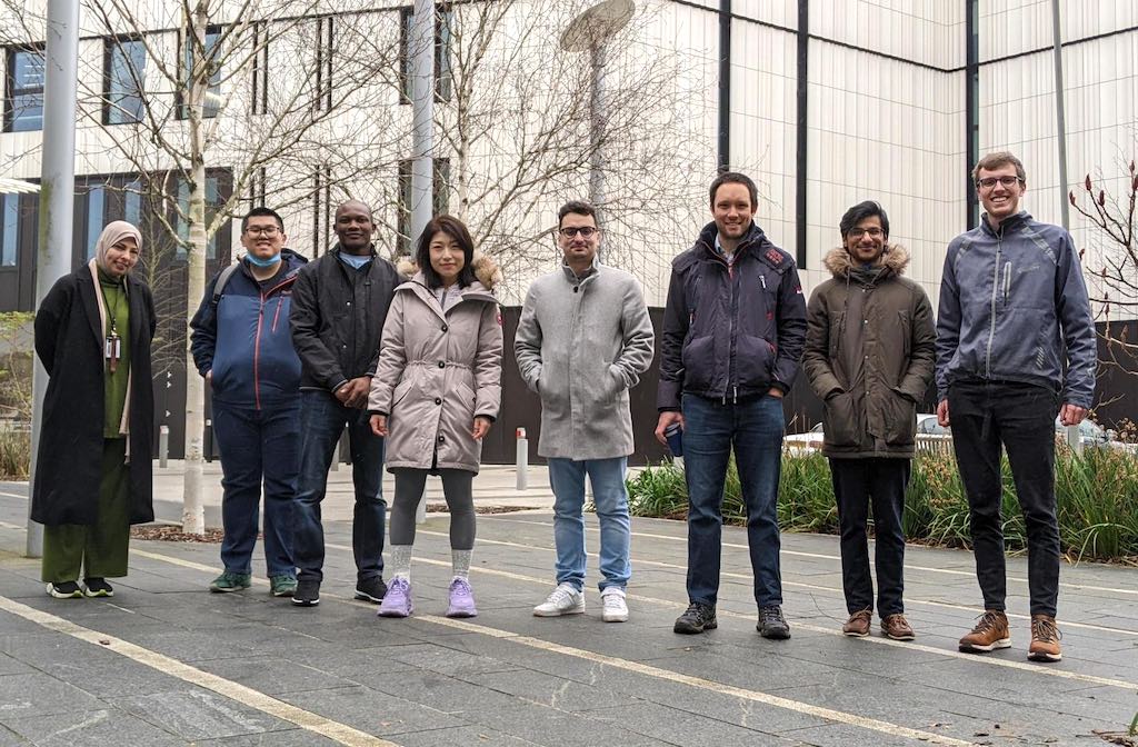 The Team after a 'walk with a coffee' via Southampton Common, January 2022